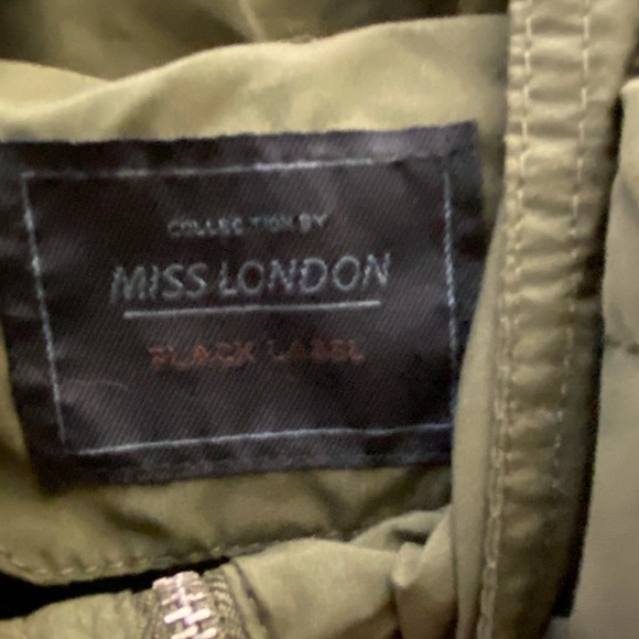 Miss London Black Label Women's Young Women’s Lightweight Windbreaker Jacket - Picture 7 of 8